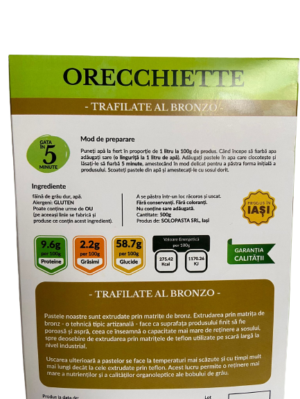 Orecchiette uscate