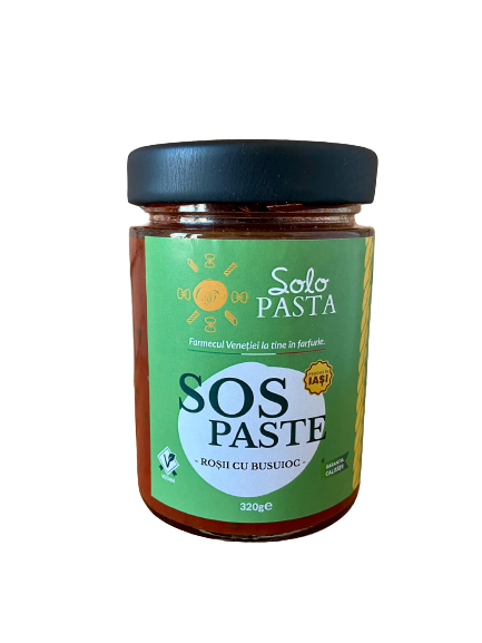 Pachet Tagliatelle uscate, sos paste roșii și busuioc, vin alb sec Domeniile Averești